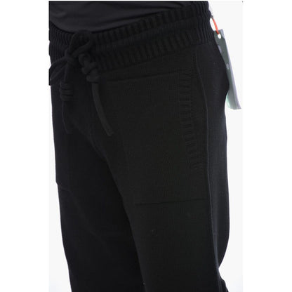 Knitted DIAG Joggers with Embossed Logo