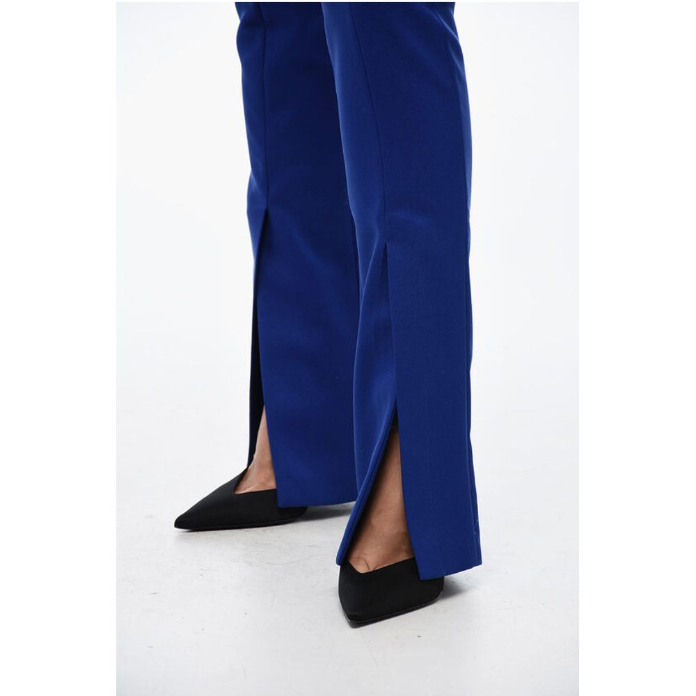 Slim Fit TECH DRILL Pants With Bottom Slits