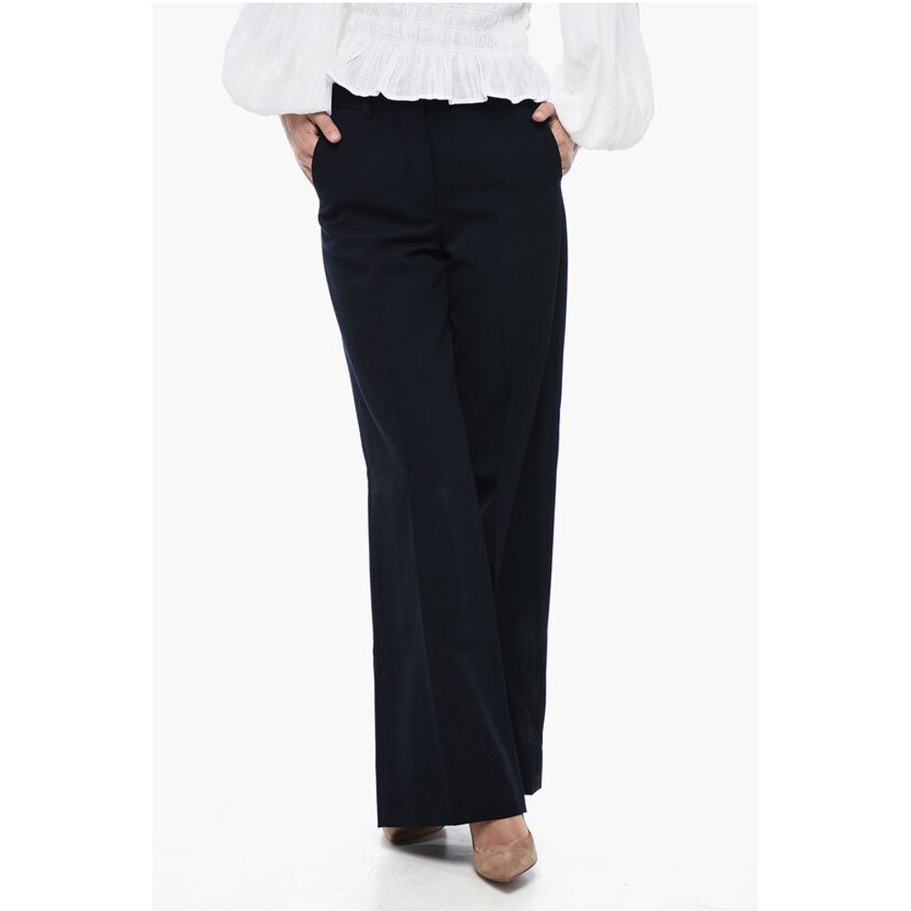 High-Waisted Straight Fit Pants