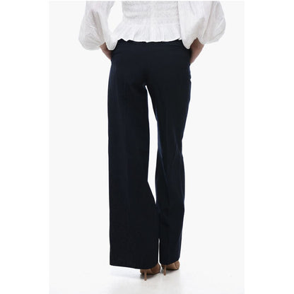 High-Waisted Straight Fit Pants