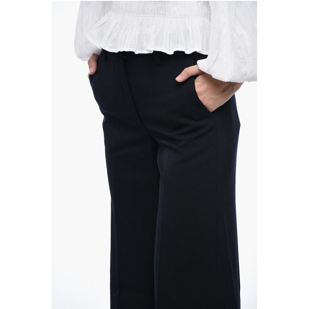 High-Waisted Straight Fit Pants