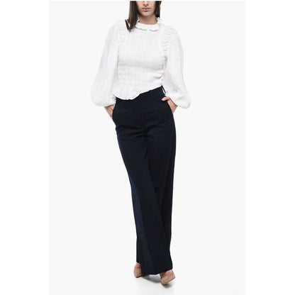 High-Waisted Straight Fit Pants