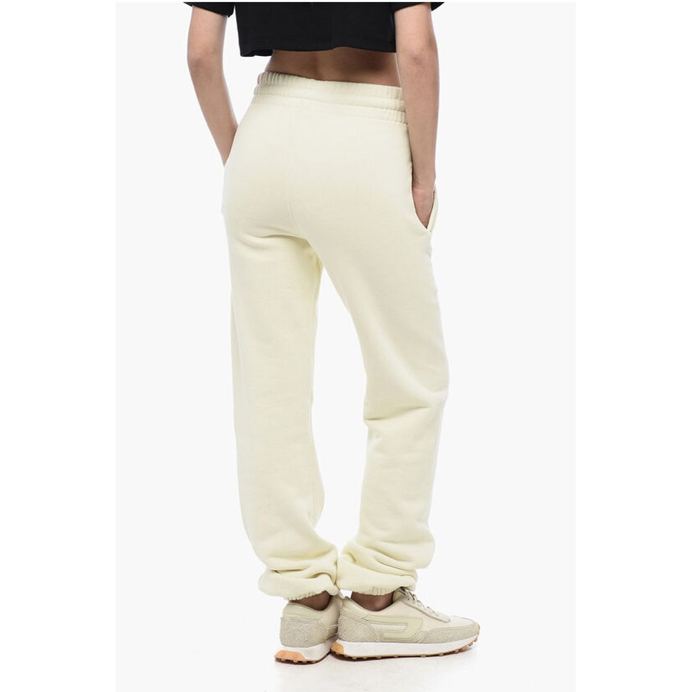 Embroidered Logo Brushed Cotton Joggers