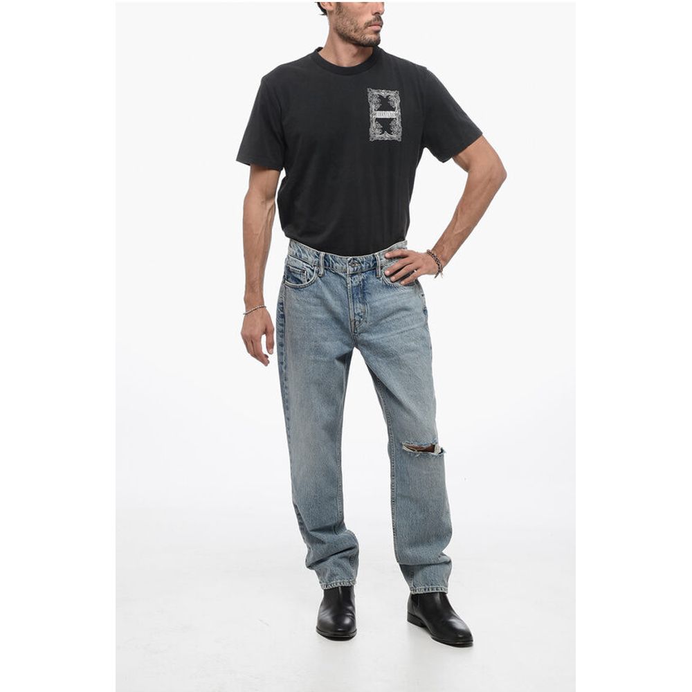 Regular Waist Straight Leg CURTIS Jeans 18cm