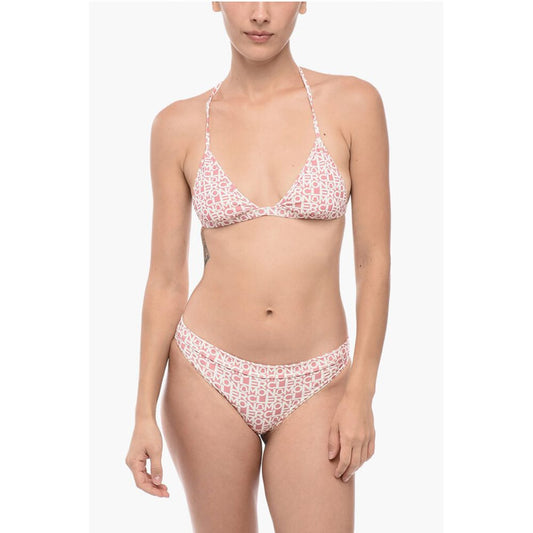 Logoed Bikini Set with Adjustable Straps