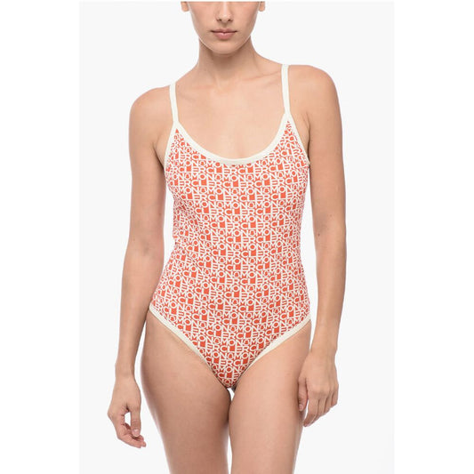 All-Over Logoed One-Piece Swimsuit