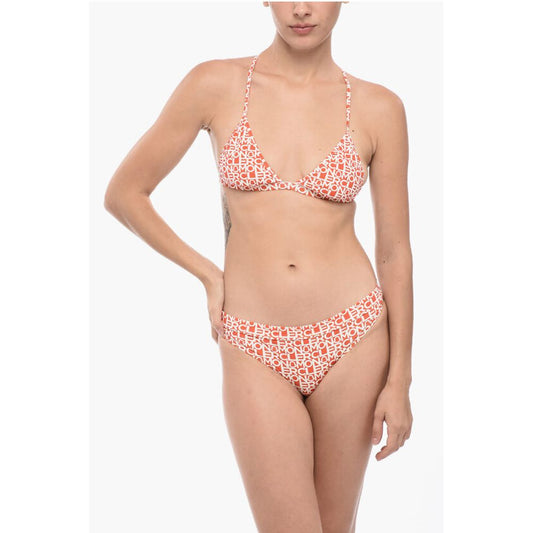 Logoed Bikini Set with Adjustable Straps