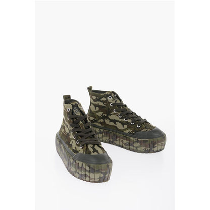 Platform S-HANAMI Sneakers with Camo Motif