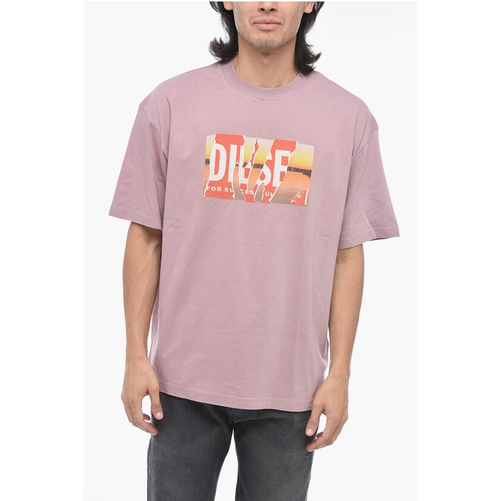 Distressed Effect Logo T-WASH-POFF-L1 T-shirt
