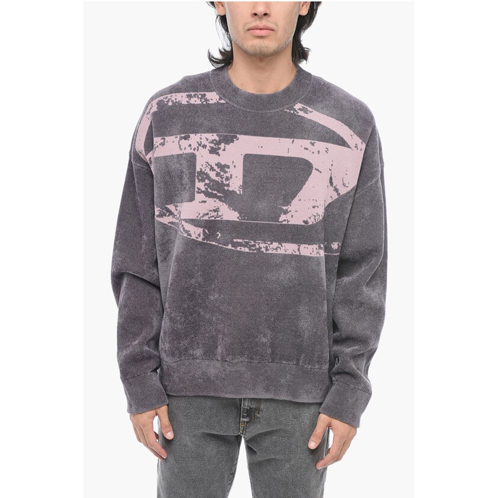 Embroidered Logo K-TRIA Crewneck Sweater