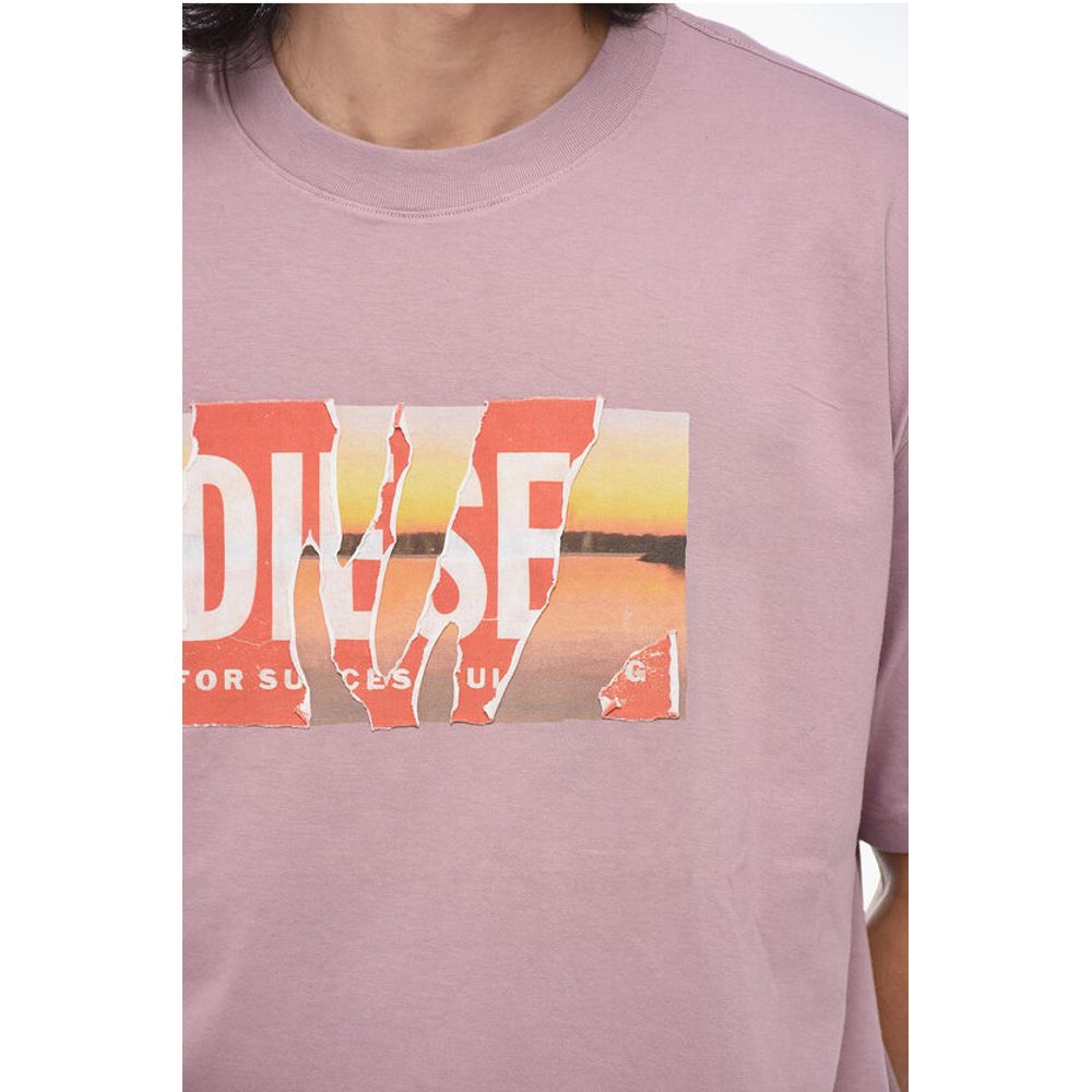 Distressed Effect Logo T-WASH-POFF-L1 T-shirt