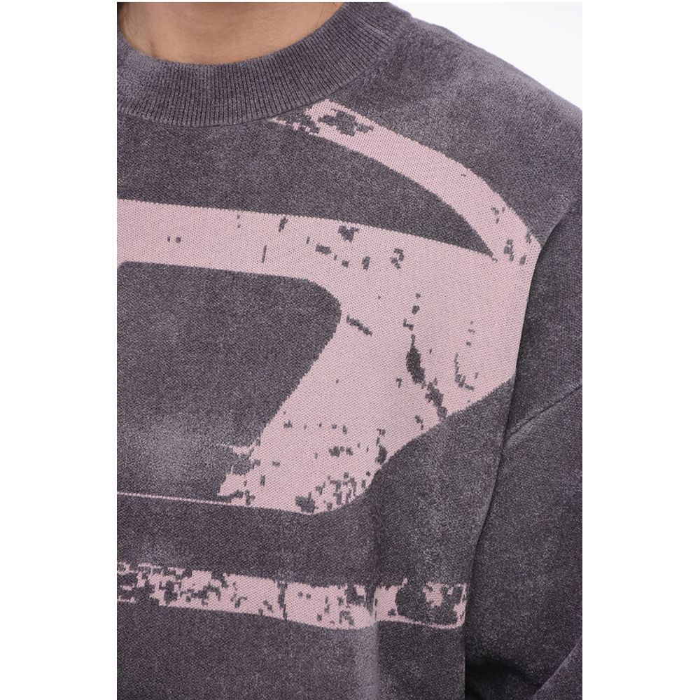 Embroidered Logo K-TRIA Crewneck Sweater