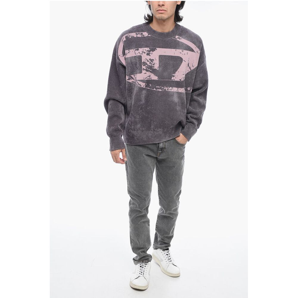 Embroidered Logo K-TRIA Crewneck Sweater