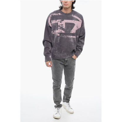 Embroidered Logo K-TRIA Crewneck Sweater