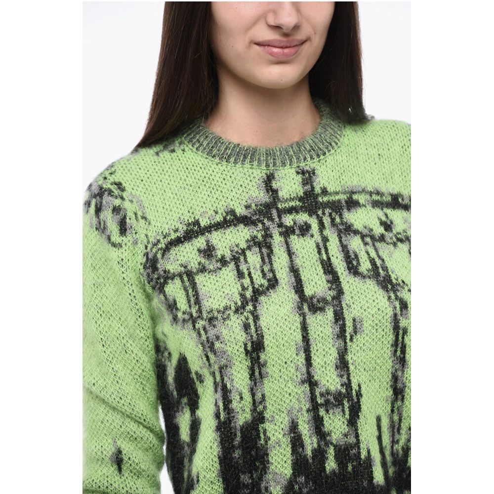 Inlay M-SYMI Pullover with Trompe L'Oeil
