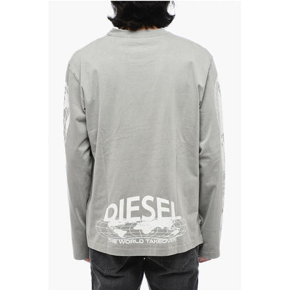 Printed T-CRANE LS-L3 T-shirt