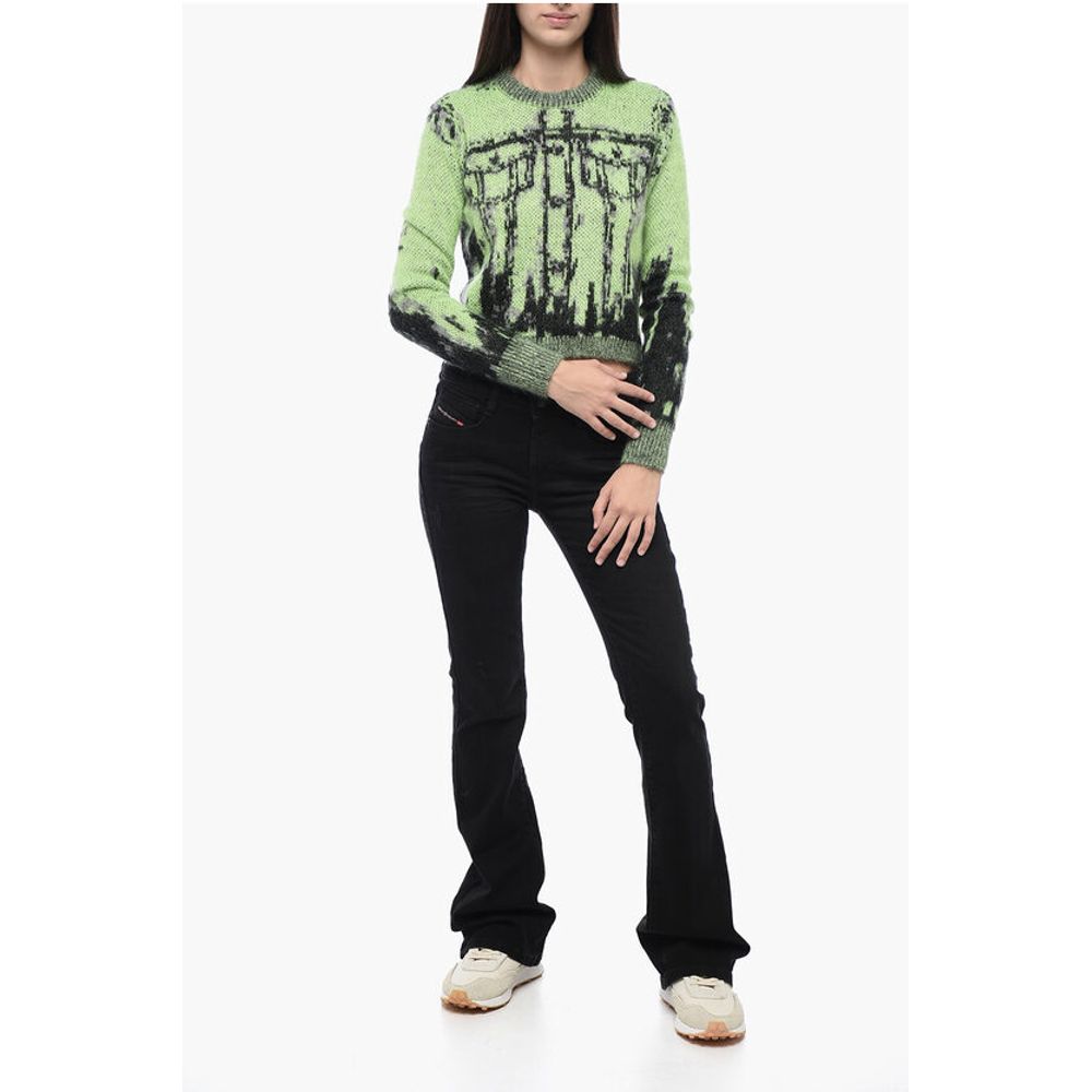 Inlay M-SYMI Pullover with Trompe L'Oeil