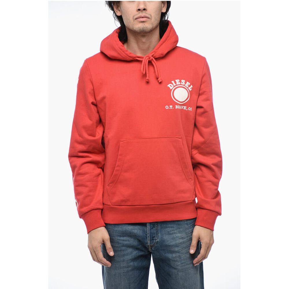 S-GINN-HOOD-K21 Hoodie Sweatshirt with Logo Print