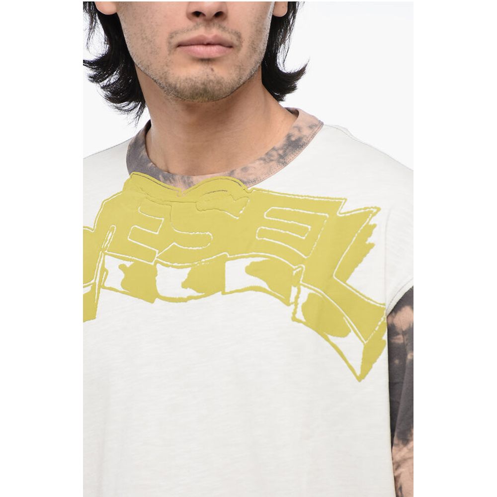Double Layer T-WESHER T-Shirt with Tie-Dye Effect