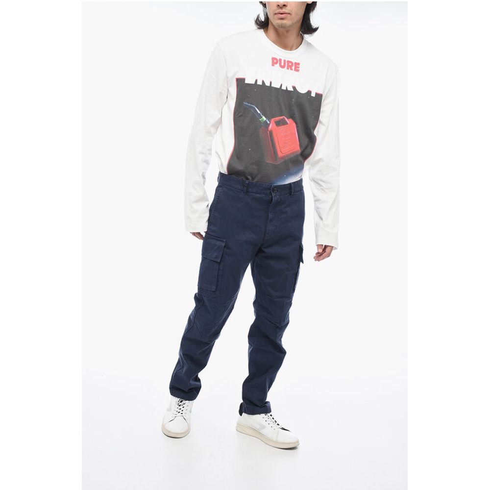 Slim Fit P-COR-EMBNEW Cargo Pants