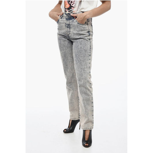 High-waisted D-TULIP Denims with Straight Leg L.32