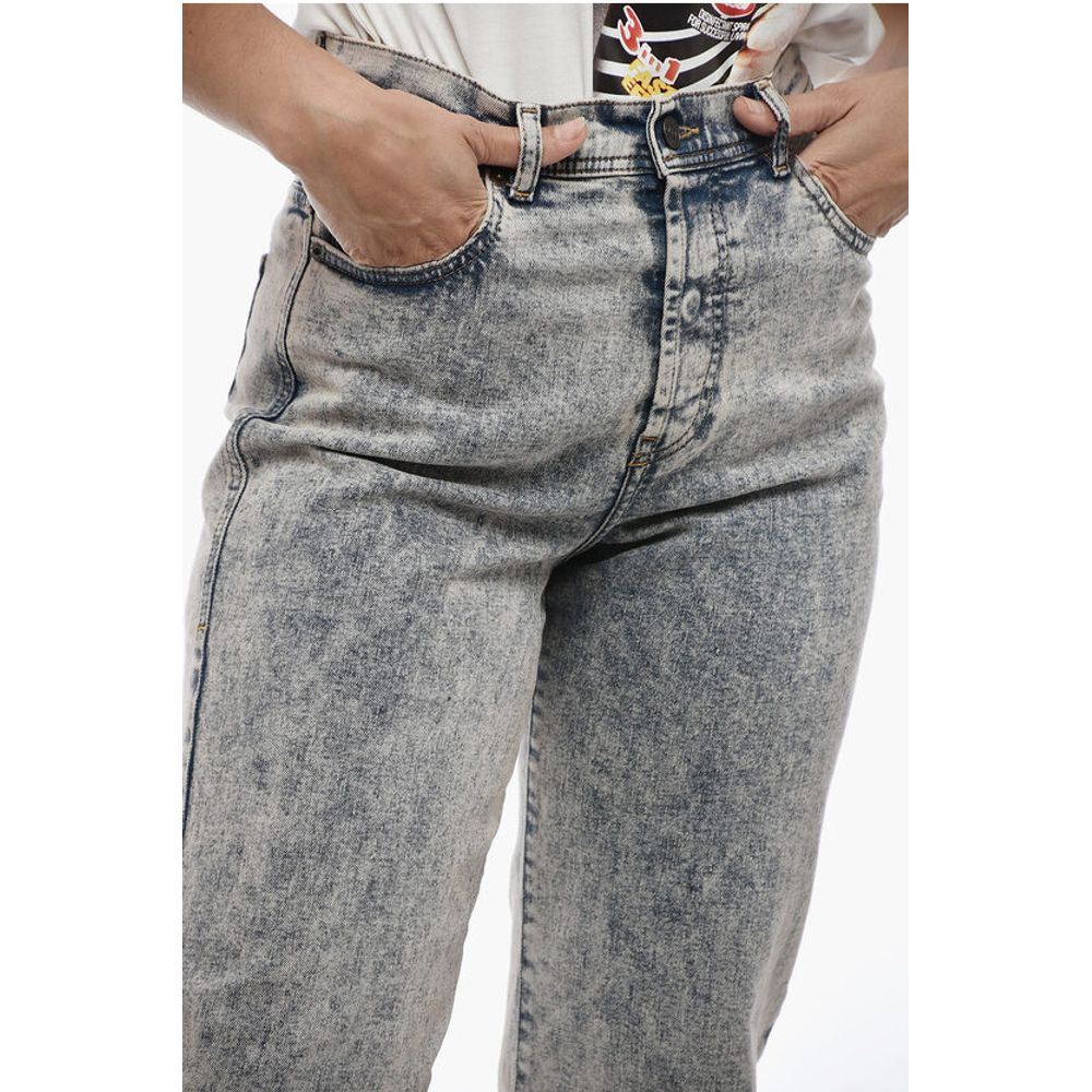 High-waisted D-TULIP Denims with Straight Leg L.32