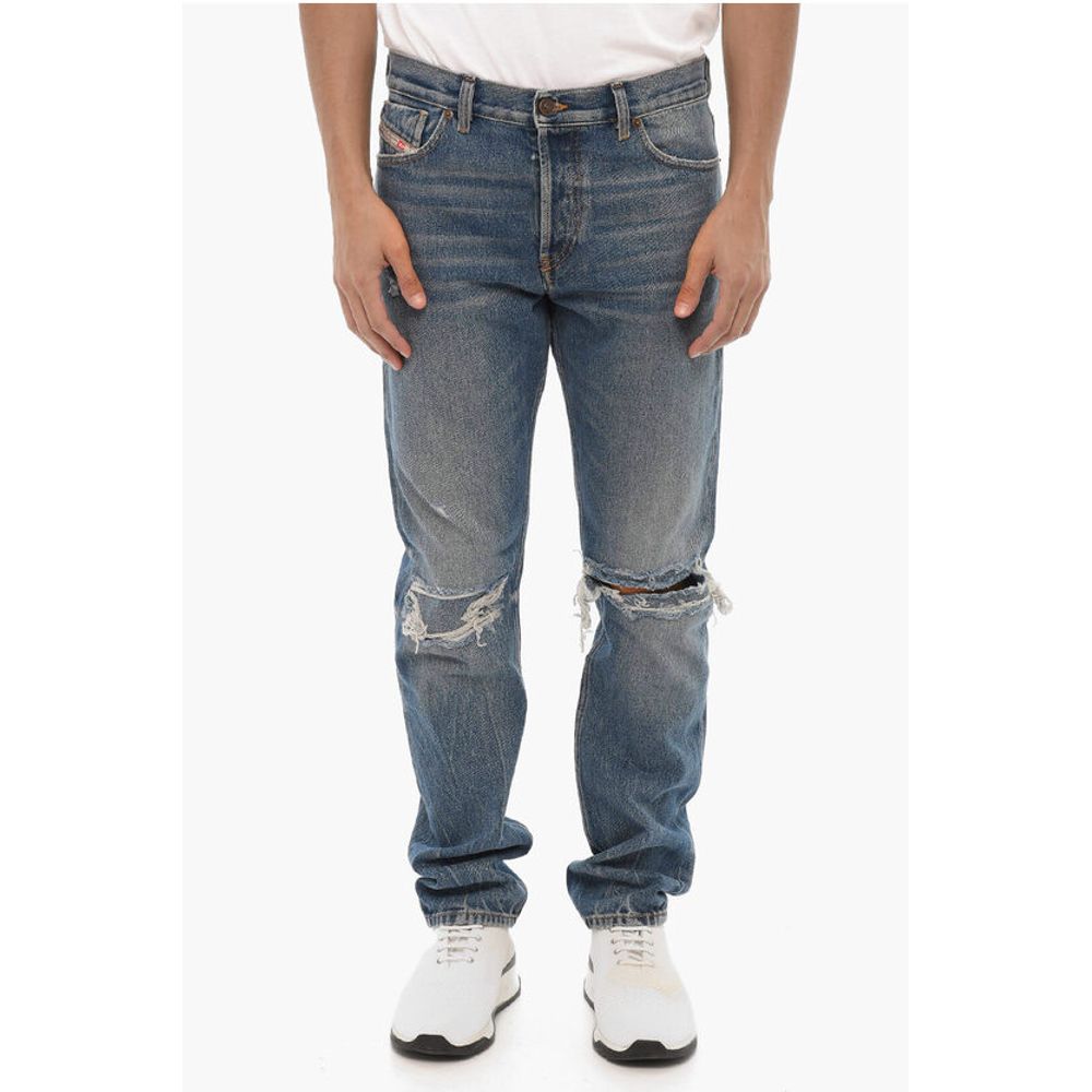 Mid Waist Slim Fit 1995 D-SARK Distressed Jeans 18cm