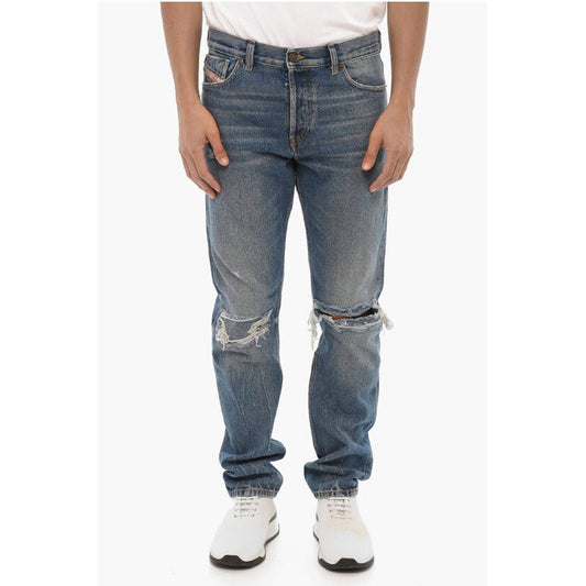 Mid Waist Slim Fit 1995 D-SARK Distressed Jeans 18cm