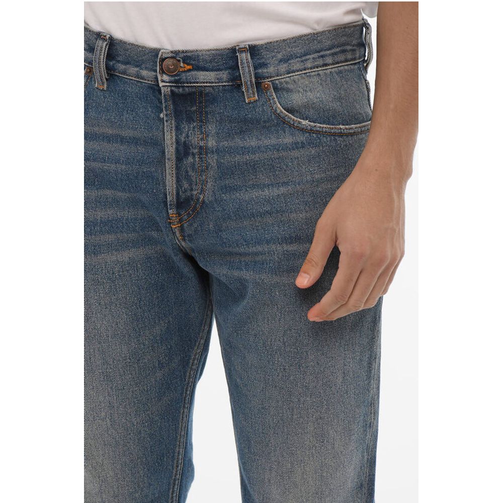 Mid Waist Slim Fit 1995 D-SARK Distressed Jeans 18cm