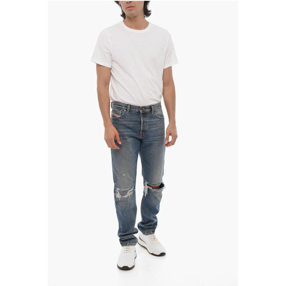 Mid Waist Slim Fit 1995 D-SARK Distressed Jeans 18cm