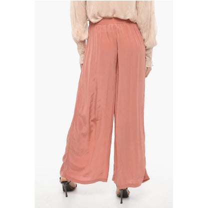Sheer Fabric HEZZY Pants with Drawstring Waist