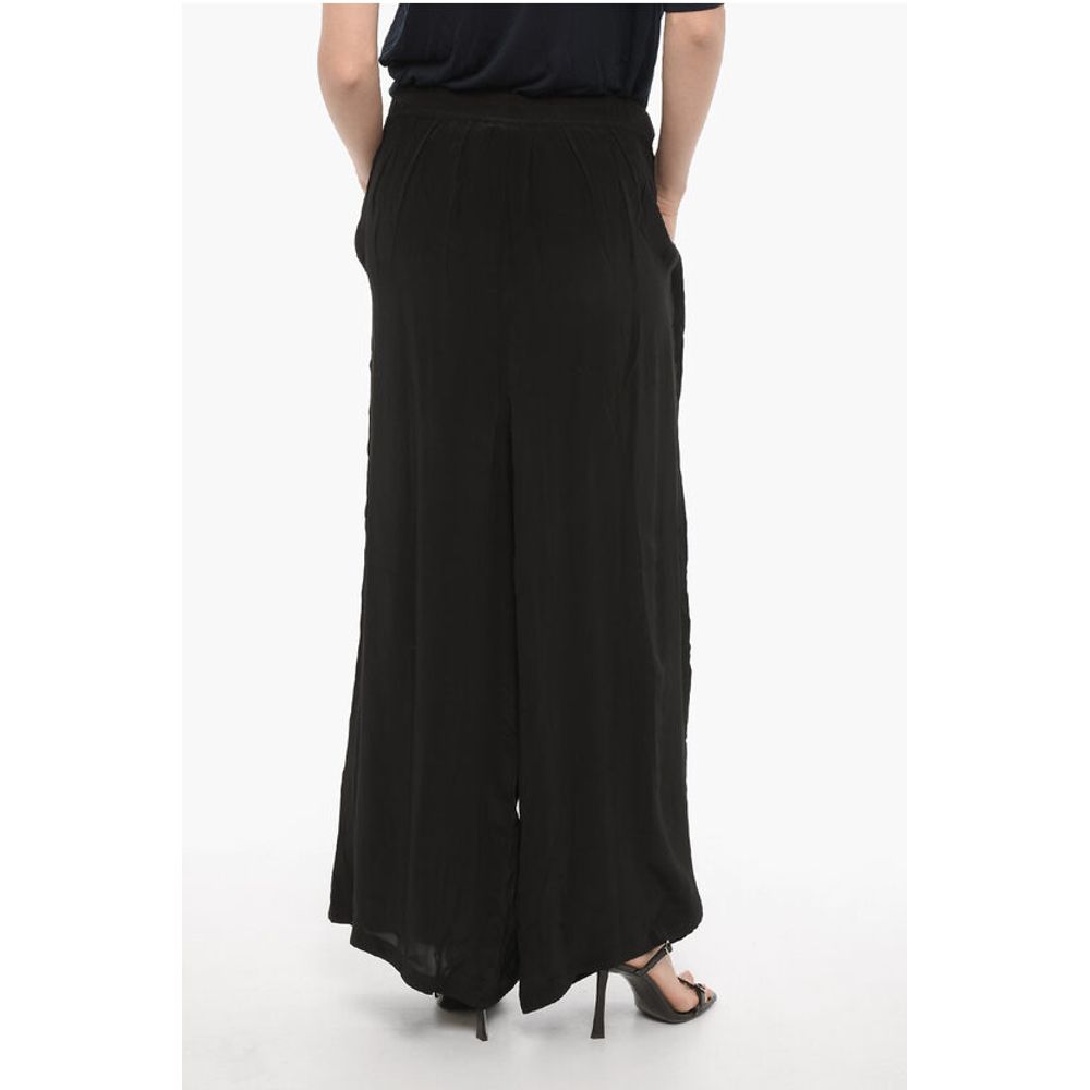 Sheer Fabric HEZZY Pants with Drawstring Waist