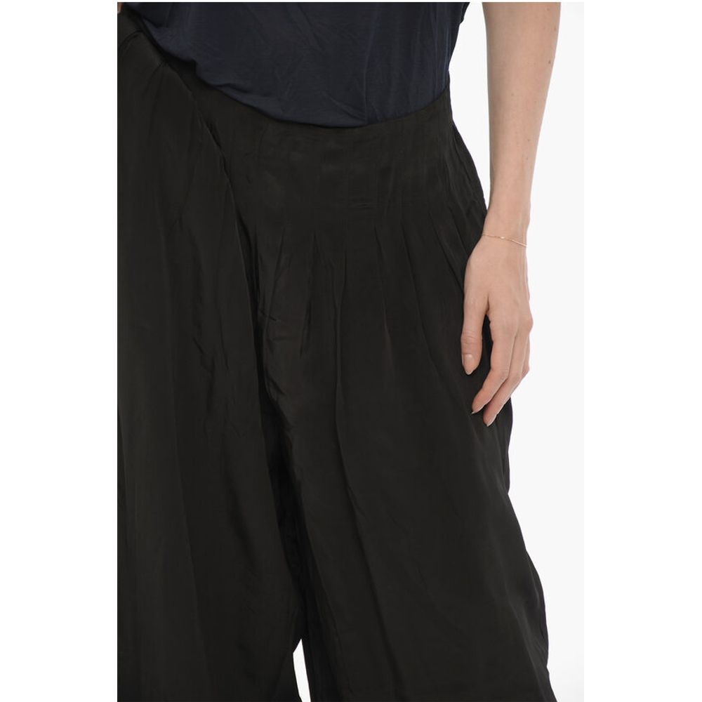Sheer Fabric HEZZY Pants with Drawstring Waist