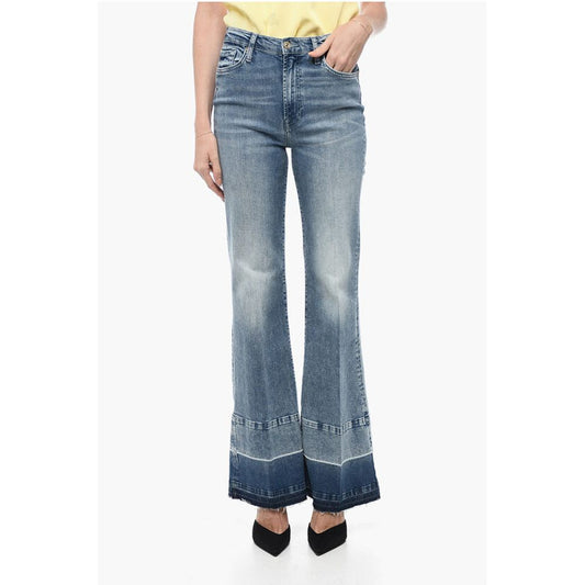 High-Waisted Denims with Two-Toned Detail