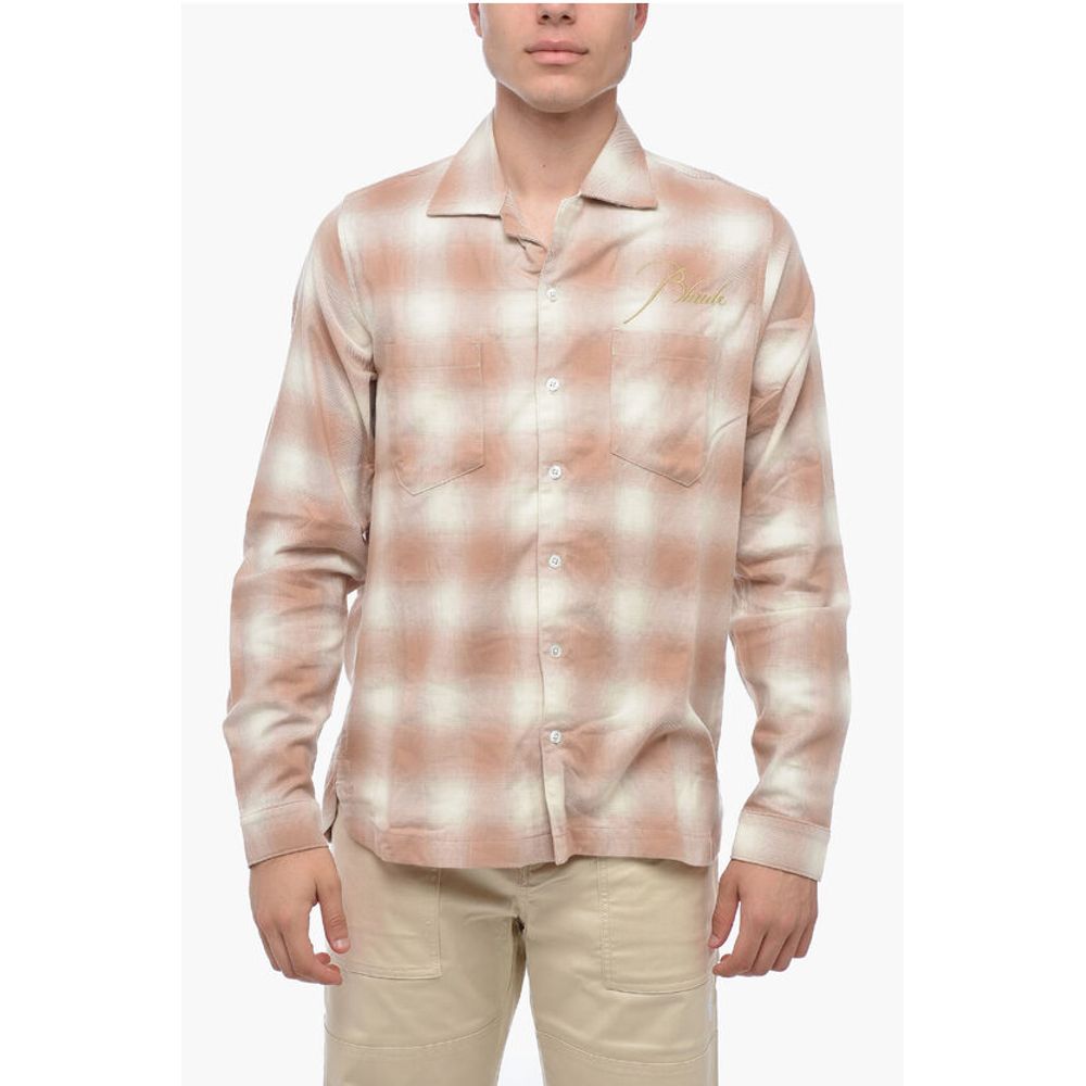 Embroidered Logo Check Shirt