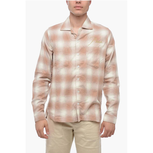 Embroidered Logo Check Shirt