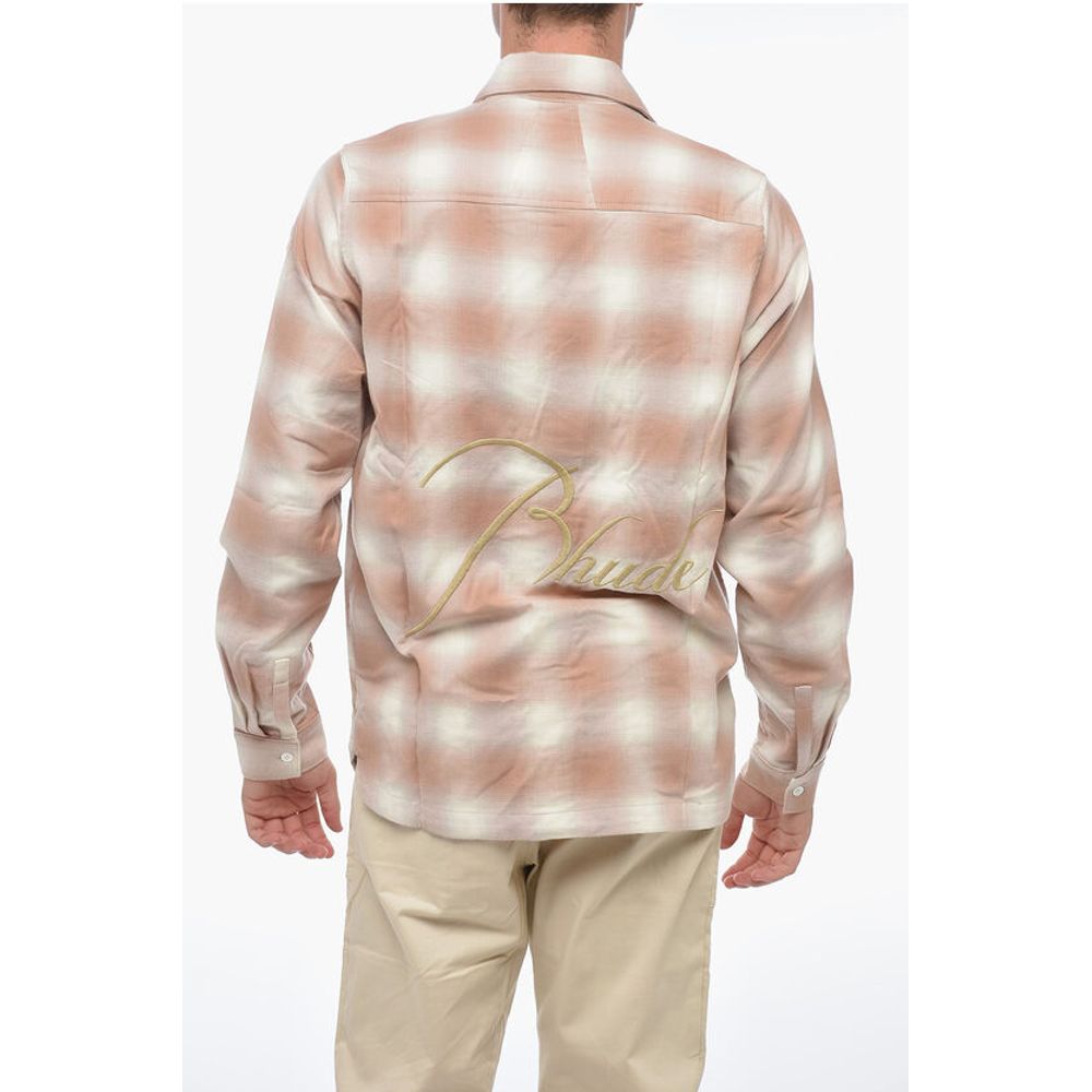 Embroidered Logo Check Shirt