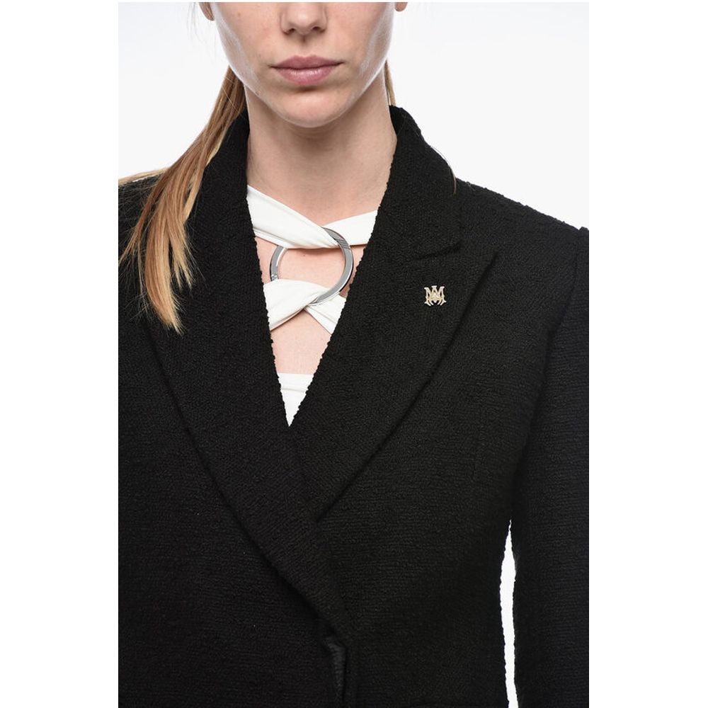 Double-breasted Tweed Cotton Blend Blazer