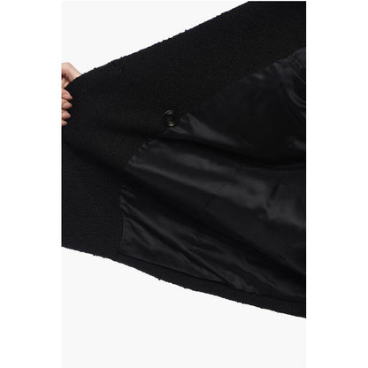 Double-breasted Tweed Cotton Blend Blazer