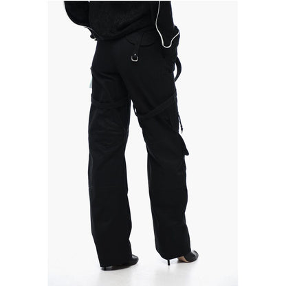 Oversized Cargo Pants with Buckle Detail