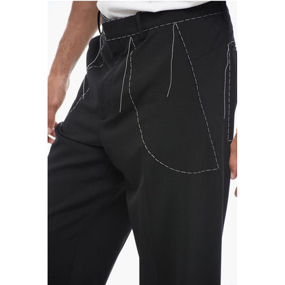 Tailoring Pants with Stitch Detailing