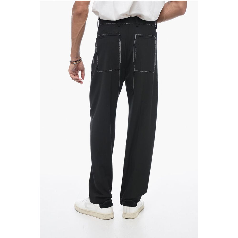Tailoring Pants with Stitch Detailing