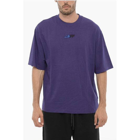 Cotton Crew-neck t-shirt With Embroidery Logo