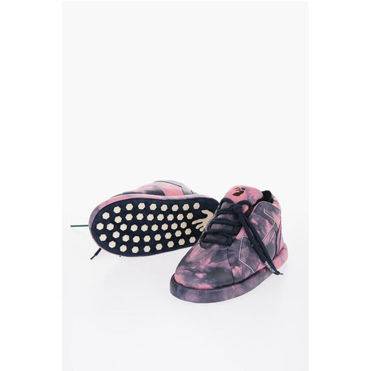 Tie Dye Leather BUMP Padded Sneakers
