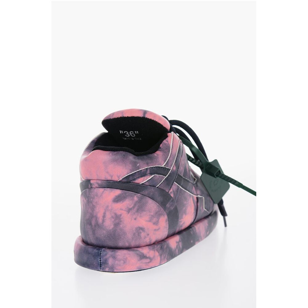 Tie Dye Leather BUMP Padded Sneakers