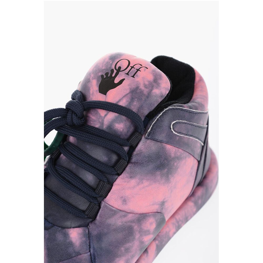 Tie Dye Leather BUMP Padded Sneakers
