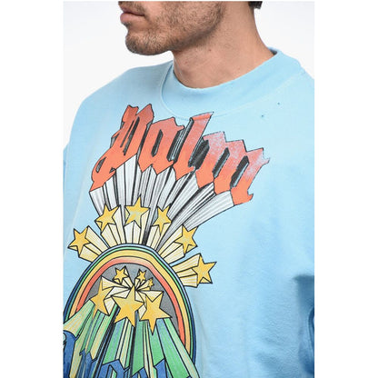 Brushed Cotton RAINBOW Crewneck Sweatshirt
