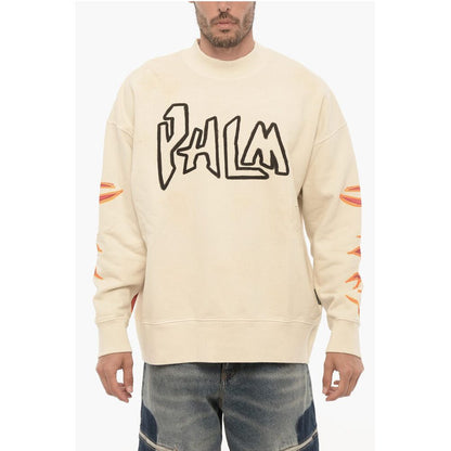 Printed Turtleneck Sweatshirt