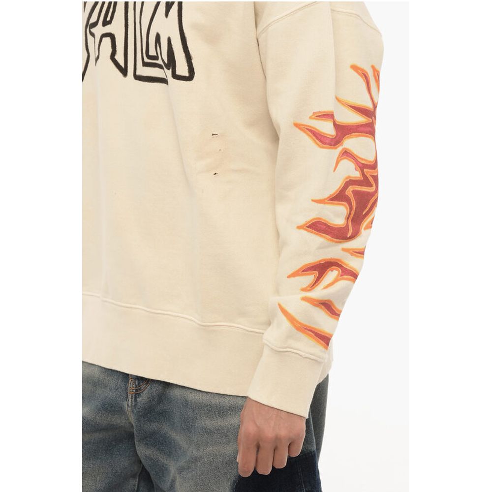 Printed Turtleneck Sweatshirt