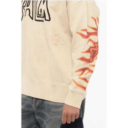 Printed Turtleneck Sweatshirt